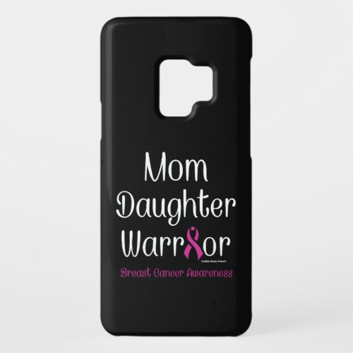 Mom Daughter WarriorBreast Cancer Case_Mate Samsung Galaxy S9 Case