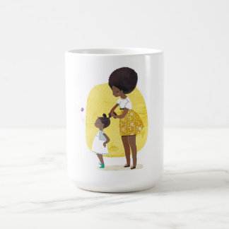 Mom  & Daughter Yellow Sunflower Coffee Mug