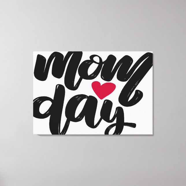 Mom Day Canvas Print (Front)