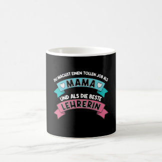 Mom Does A Great Job Teacher Coffee Mug