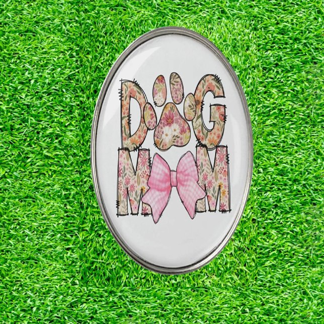 Mom Dog Lover Golf Ball Marker (Tee off with Tail-Wagging Gifts!)