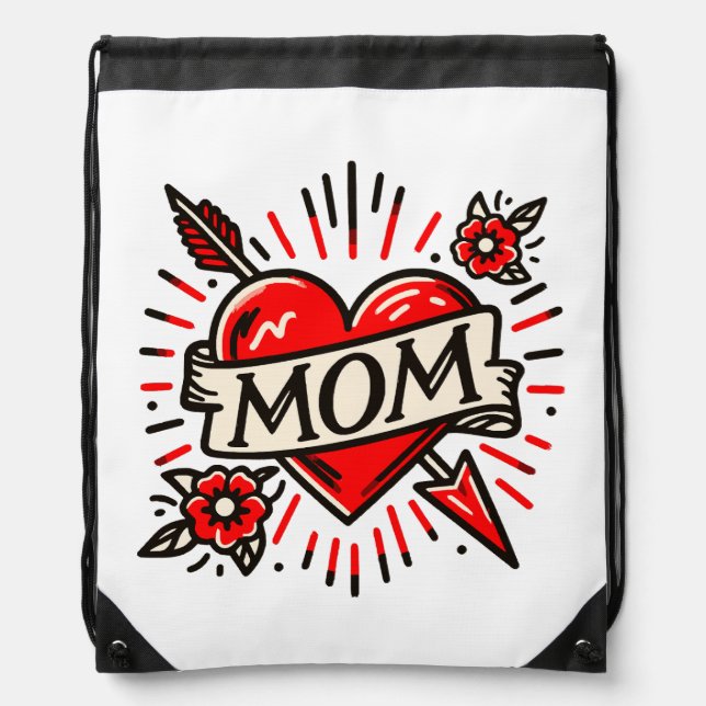 MOM DRAWSTRING BAG (Front)