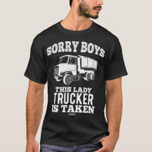 Mom drives truck people alpaca T-Shirt