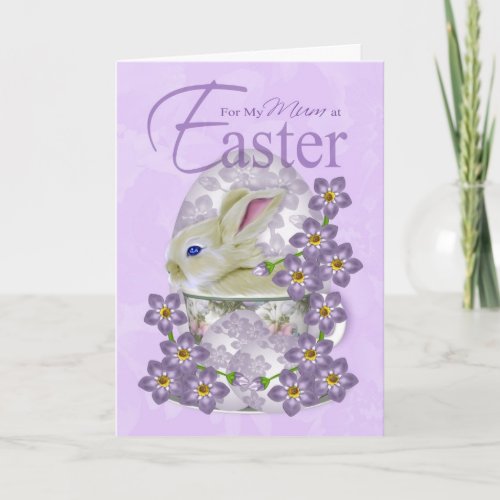 Mom Easter Card With Baby Rabbit _ Just For You At