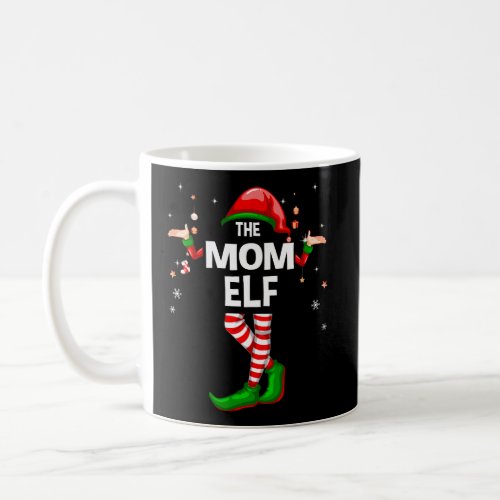 Mom Elf Matching Family Group Christmas Party Paja Coffee Mug