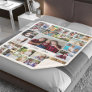 Mom equals Love 29 Photo Collage Sherpa Blanket