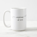 Mom Est. 2023 Elegant Gift For Future Mom Coffee Mug at Zazzle