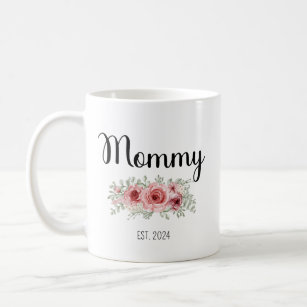Mom Est 2024 Promoted To Mommy Mama Mug
