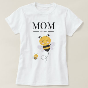 Mom EST. Baby Bee T-Shirt