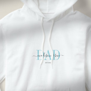 ‘MOM, EST.’ Personalized, Proud DAD´S Hoodie