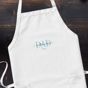  ‘MOM, EST.’ Personalized, Proud DAD´S Long Apron
