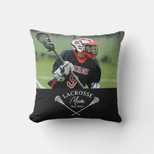 Mom Est. Photo Gift Throw Pillow