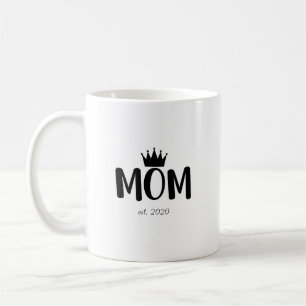 Mom Established 2020 Custom Coffee Mug