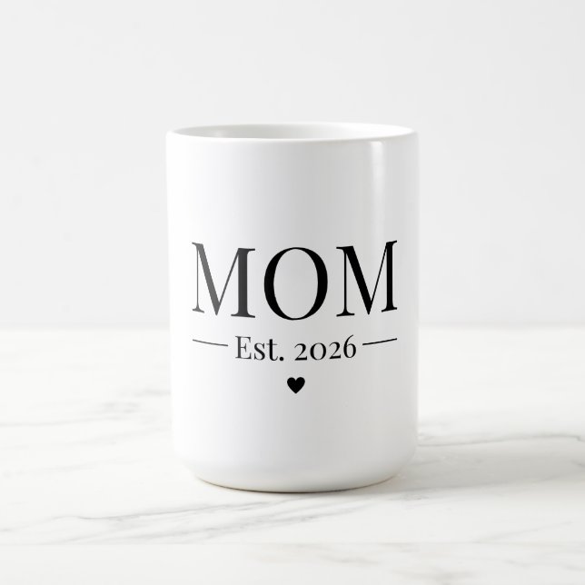 Mom Established 2026 Coffee Mug (Center)
