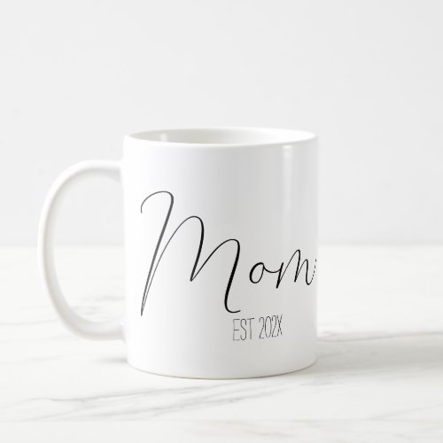 Mom established 202x gift for mom mug