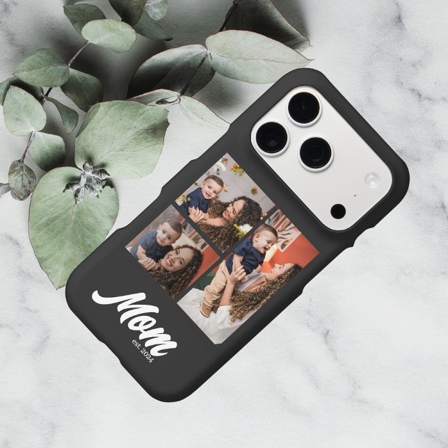 Mom Established Black 3 Photos Case-Mate iPhone Case (Creator Uploaded)