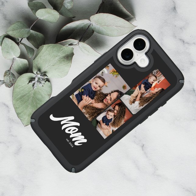 Mom Established Black 3 Photos Speck iPhone Case (Creator Uploaded)