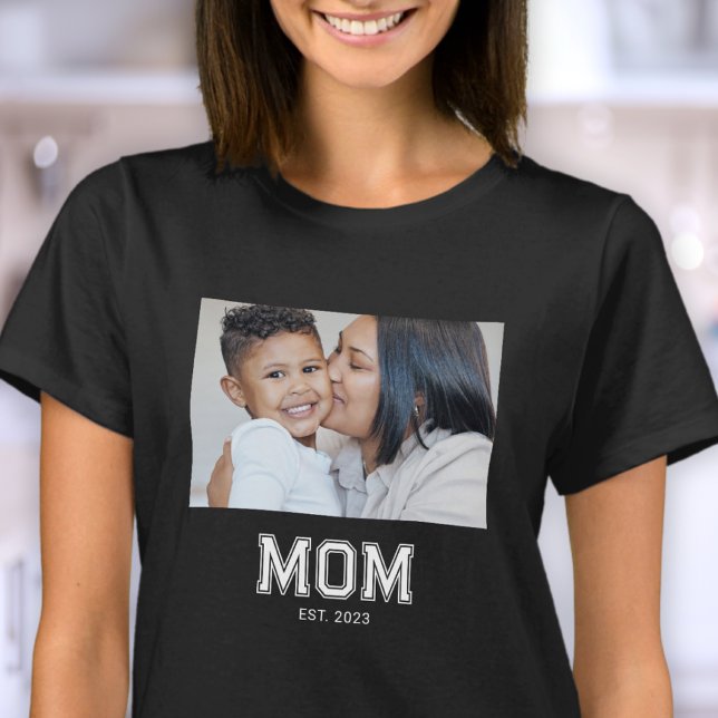 Mom Established CAPS Photo T-Shirt (Creator Uploaded)