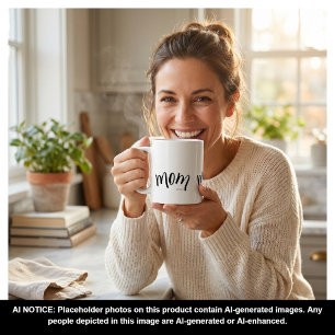 Mom Established Chic Stylish Elegant Custom Year Coffee Mug