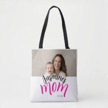 Mom Established Child Name Custom Year New Mama