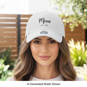 Mom Established Date Gift for Mom 47 Brand Hat