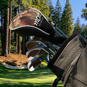 Mom Established Modern Script Photo Golf Head Cover