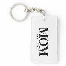 Mom Established New Mom Gift Black Typography