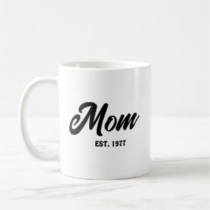 Mom Established New Mom Gift Coffee Mug