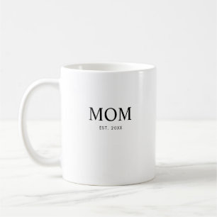 Mom Established New Mom Gift Coffee Mug