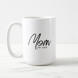 Mom Established New Mom Gift  Coffee Mug