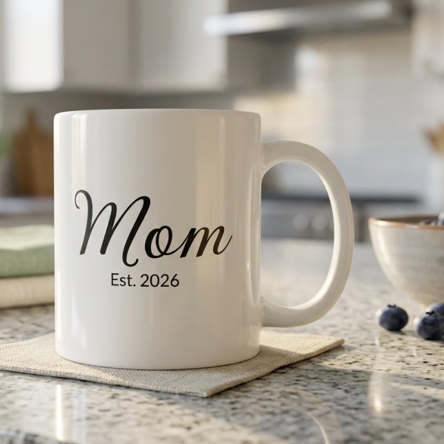 Mom Established New Mom Gift  Coffee Mug (Creator Uploaded)