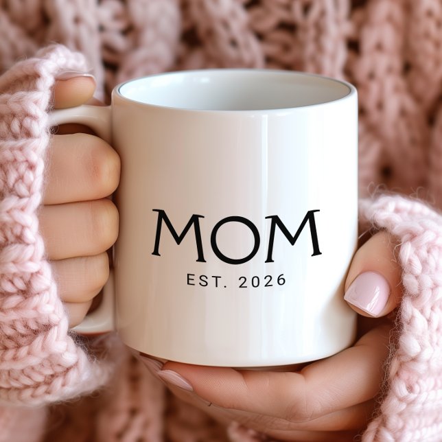 Mom Established New Mom Gift Coffee Mug (Creator Uploaded)