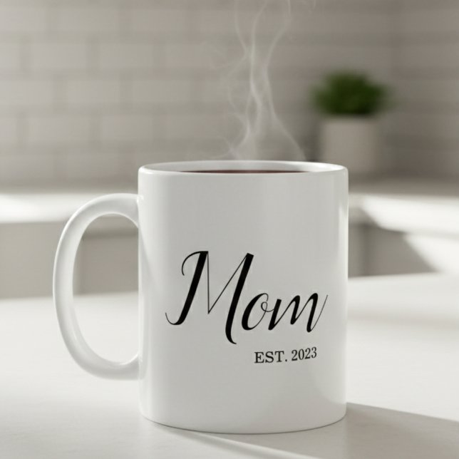 Mom Established New Mom Gift Coffee Mug (Creator Uploaded)