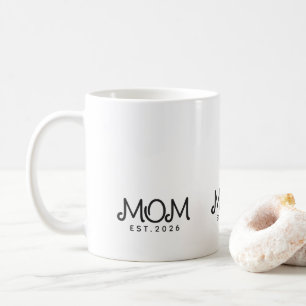 Mom Established New Mom Gift Coffee Mug