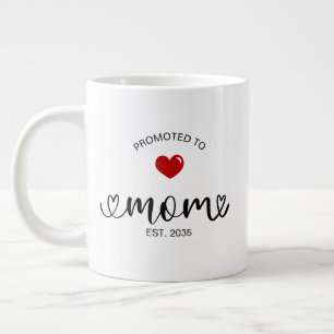 Mom Established New Mom Gift Giant Coffee Mug