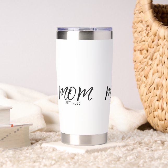 Mom Established New Mom Gift  Insulated Tumbler (Living Room (Rotated))