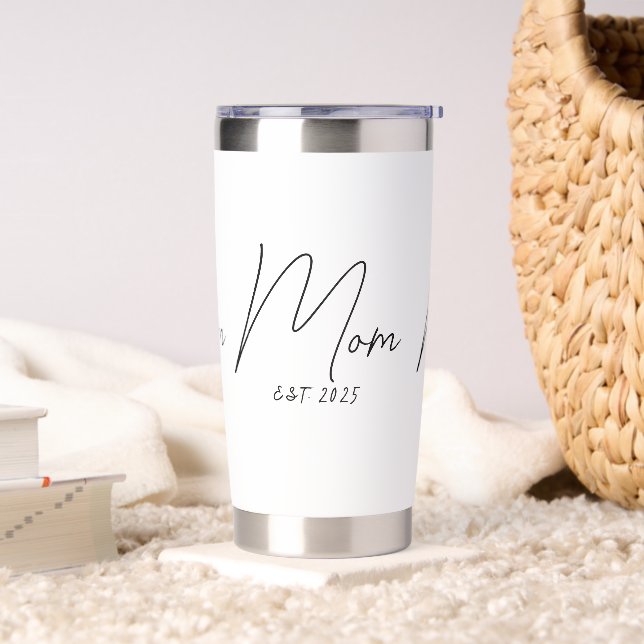 Mom Established New Mom Gift Insulated Tumbler (Living Room)
