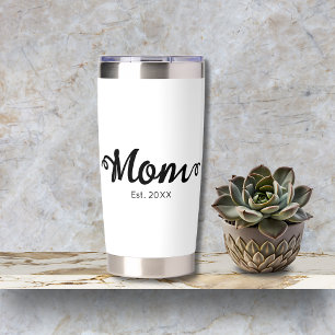 Mom Established New Mom Gift Insulated Tumbler