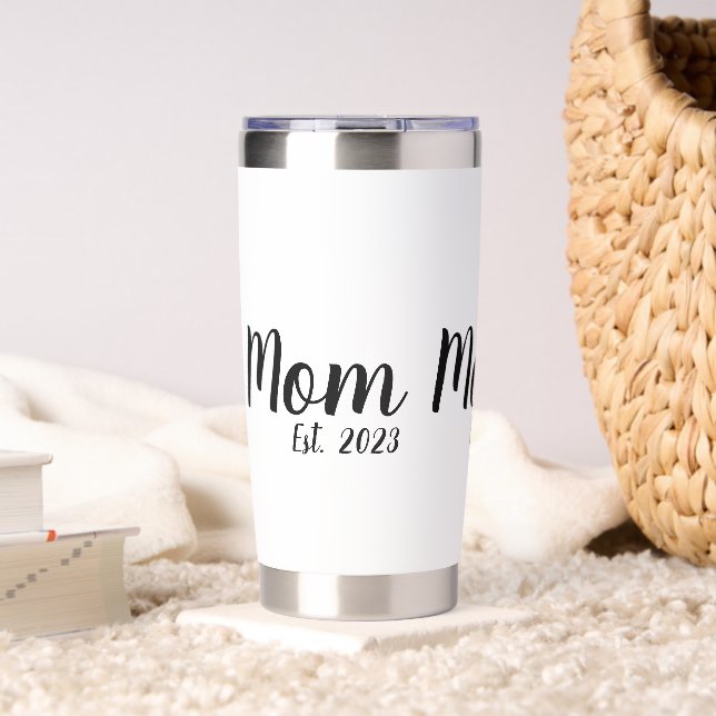 Mom Established New Mom Gift Insulated Tumbler (Living Room (Rotated))