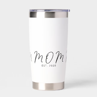 Mom Established New Mom Gift Insulated Tumbler