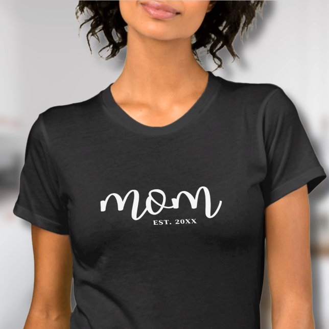 Mom Established New Mom Gift T-Shirt (Mom Established New Mom Gift T-Shirt)