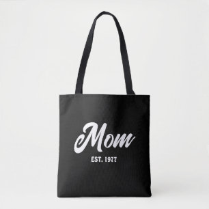 Mom Established New Mom Gift Tote Bag