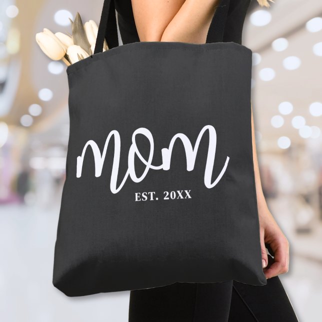 Mom Established New Mom Gift Tote Bag (Mom Established New Mom Gift Tote Bag)