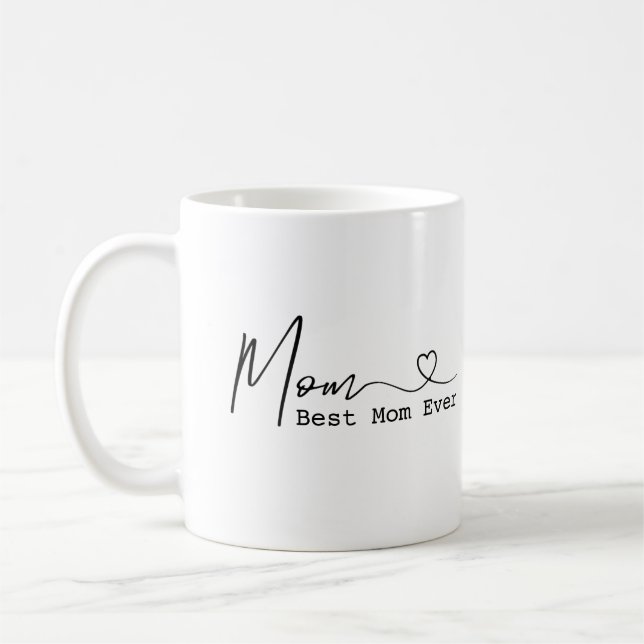 Mom Established | Personalized  Coffee Mug Gift (Left)