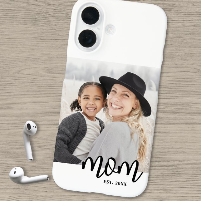 Mom Established Photo Gift Case-Mate iPhone Case (Mom Established Photo Gift iPhone 16 Case)