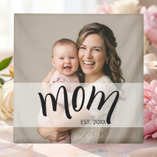 Mom Established Photo Gift for First Time Mom Magnet