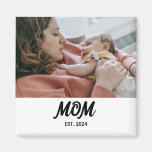 Mom Established Photo Gift Magnet