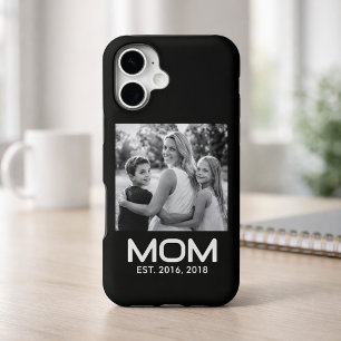 Mom Established Photo Mother's Day  iPhone 17 Case