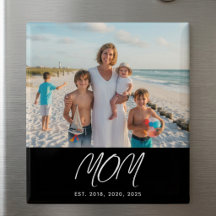Mom Established Photo Mother's Day Refrigerator