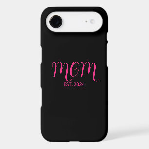 Mom Established Pink Script New Mom Gift iPhone 17 Air Case